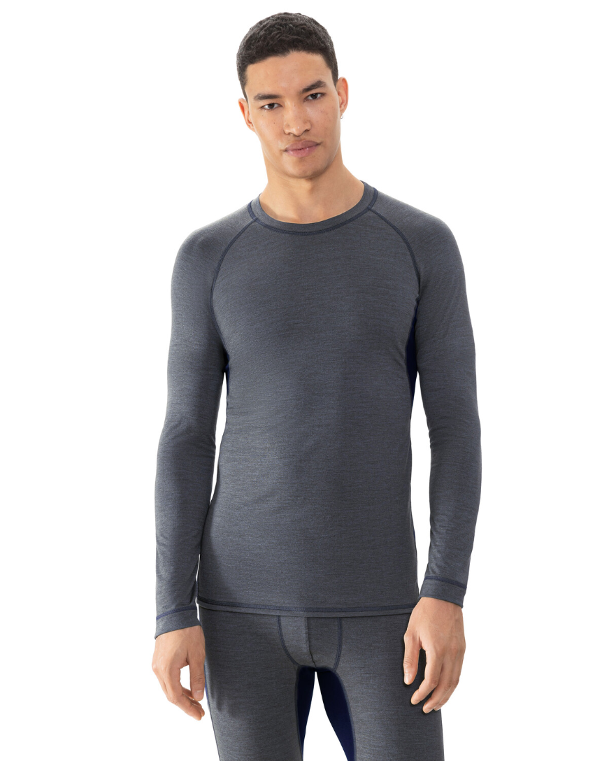 Ullundertøy herre genser trøye ull virgin wool, Prfrmnc+ Mey grå, Frilin undertøy norge menn