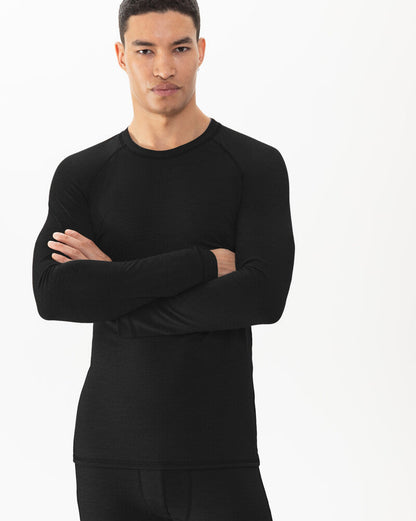 Ullundertøy herre genser trøye ull virgin wool, Prfrmnc+ Mey svart black, Frilin undertøy norge menn