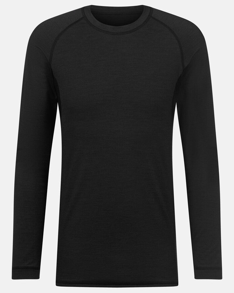 Ullundertøy herre genser trøye ull virgin wool, Prfrmnc+ Mey svart black, Frilin undertøy norge menn