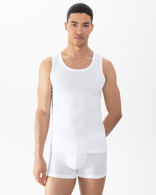 Tank topp trøye shirt Undertøy herre mann, Dry cotton breeze Mey, bomull hvit, frilin norge