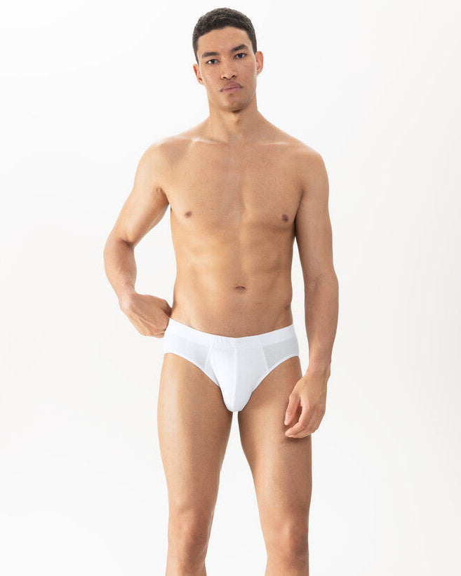 Slip brief Undertøy underbukse herre mann, Dry cotton breeze Mey, bomull hvit, frilin norge