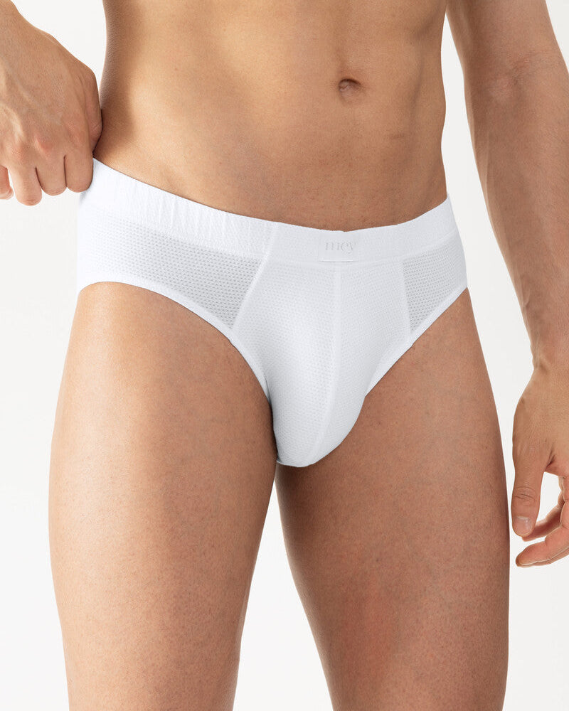 Slip brief Undertøy underbukse herre mann, Dry cotton breeze Mey, bomull hvit, frilin norge