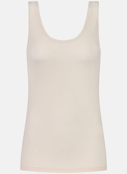 Tank topp singlet beige nude bomull cotton organisk, superfine organic Mey, Frilin undertøy norge dame