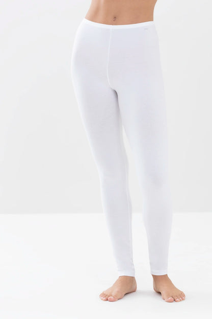 Leggings tights hvit white bomull organisk, superfine organic Mey, Frilin undertøy norge dame