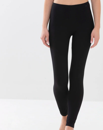 Leggings tights black svart sort bomull organisk, superfine organic Mey, Frilin undertøy norge dame