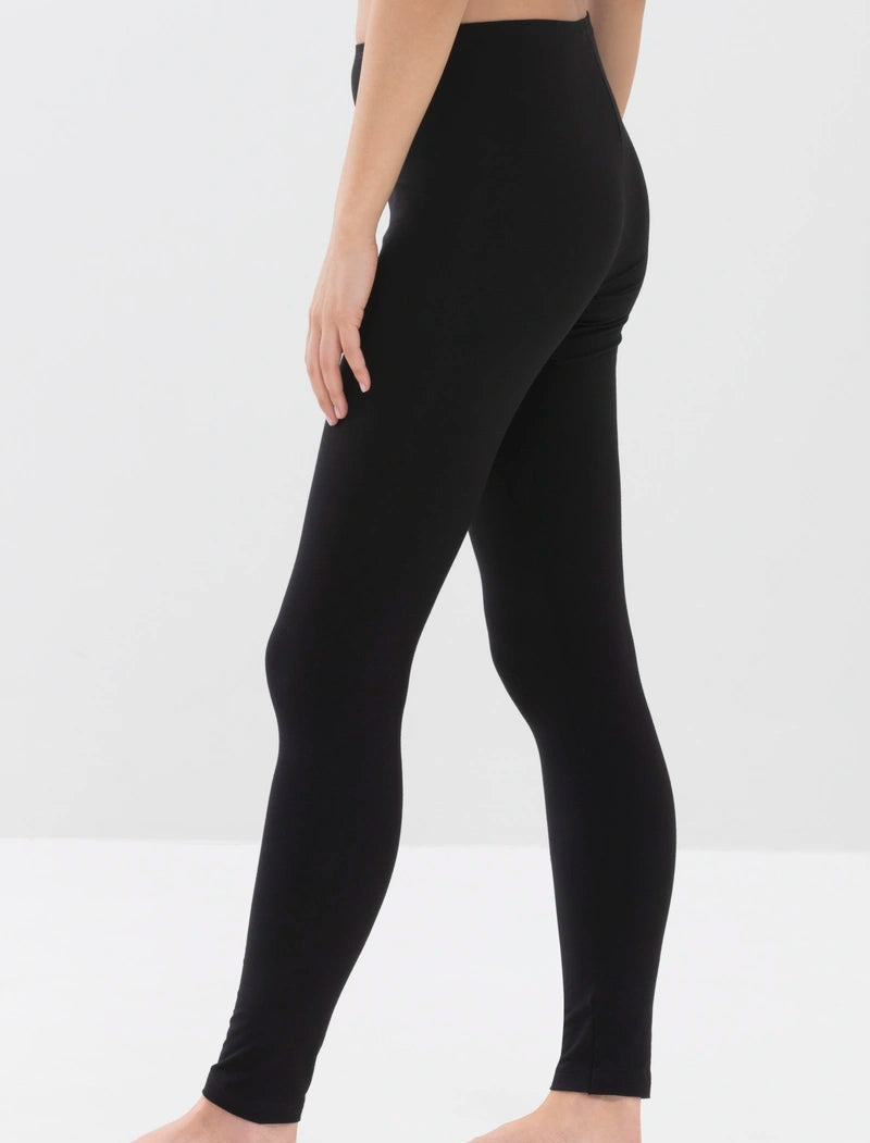 Leggings tights black svart sort bomull organisk, superfine organic Mey, Frilin undertøy norge dame