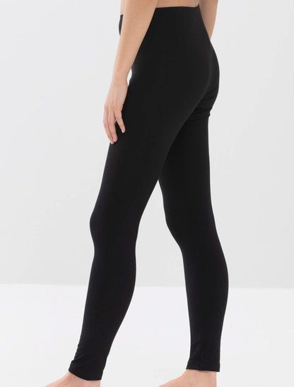 Leggings tights black svart sort bomull organisk, superfine organic Mey, Frilin undertøy norge dame