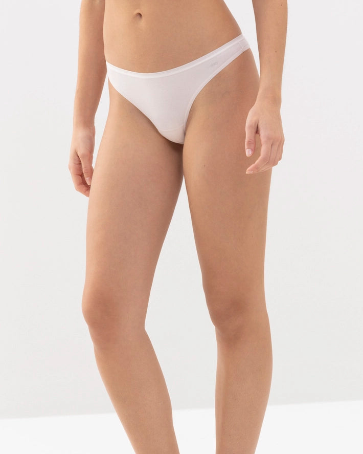 Thong stringtruse beige nude bomull organisk, superfine organic Mey, Frilin undertøy norge dame