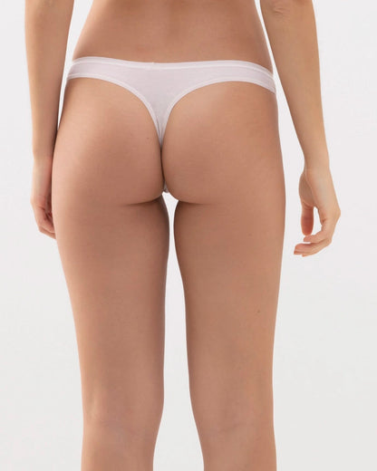 Thong stringtruse beige nude bomull organisk, superfine organic Mey, Frilin undertøy norge dame