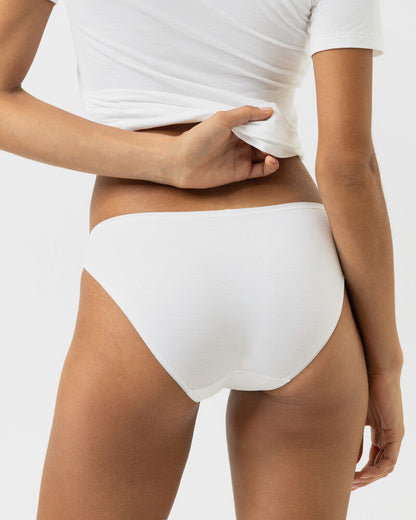 Truse hvit white bomull organisk, superfine organic Mey, Frilin undertøy norge dame