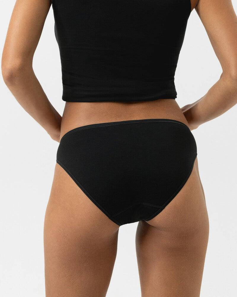 Truse svart sort black bomull organisk, superfine organic Mey, Frilin undertøy norge dame