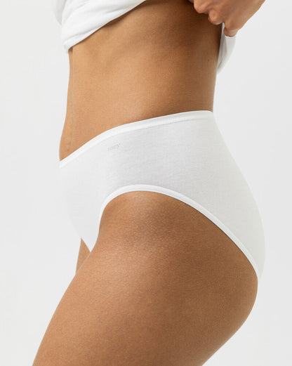 Truse american brief hvit white bomull organisk, superfine organic Mey, Frilin undertøy norge dame