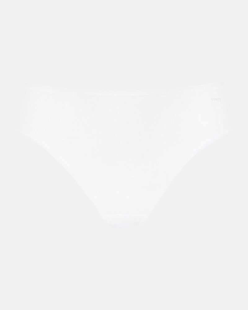 Truse american brief hvit white bomull organisk, superfine organic Mey, Frilin undertøy norge dame