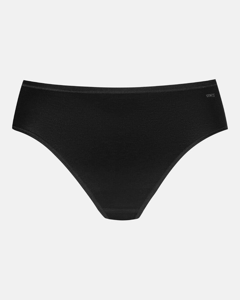 Truse american brief sort svart bomull organisk, superfine organic Mey, Frilin undertøy norge dame