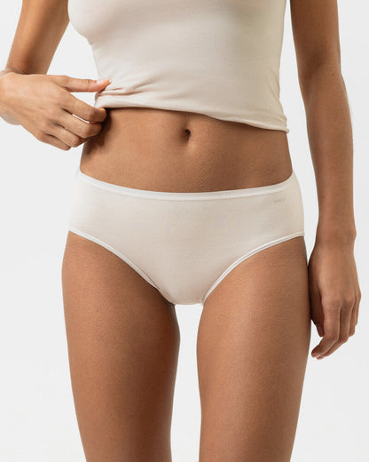 Truse american brief beige nude bomull organisk, superfine organic Mey, Frilin undertøy norge dame