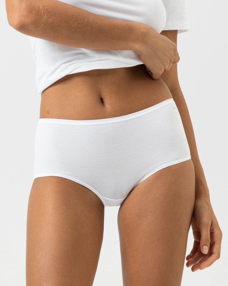 Truse brief hvit white bomull organisk, superfine organic Mey, Frilin undertøy norge dame