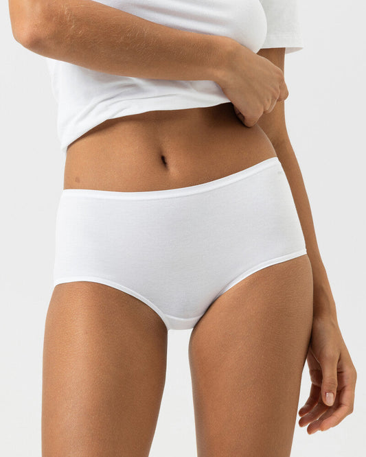Truse brief hvit white bomull organisk, superfine organic Mey, Frilin undertøy norge dame