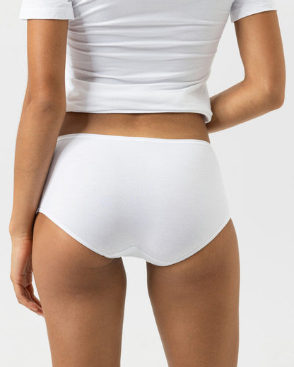 Truse brief hvit white bomull organisk, superfine organic Mey, Frilin undertøy norge dame