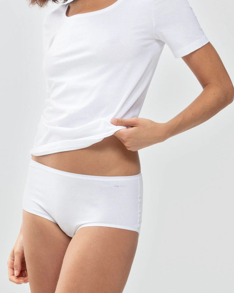 Truse brief hvit white bomull organisk, superfine organic Mey, Frilin undertøy norge dame