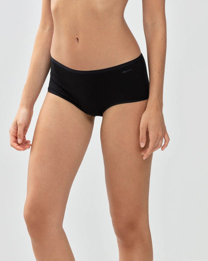 Truse brief sort svart bomull organisk, superfine organic Mey, Frilin undertøy norge dame