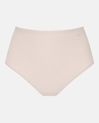 Truse høyt liv brief high waist beige nude bomull organisk, superfine organic Mey, Frilin undertøy norge dame