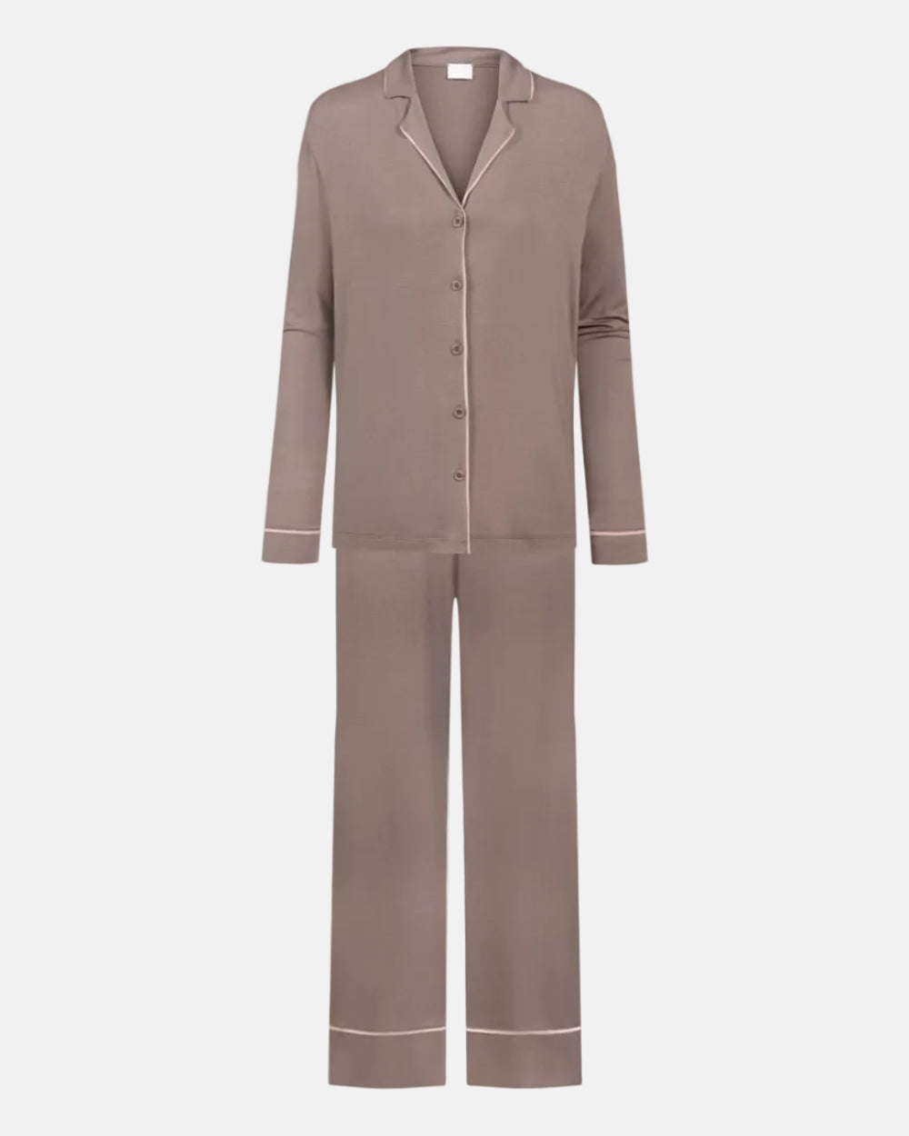 Pysjamas loungewear pure chic Mey beige brun modal, nattøy undertøy norge dame frilin