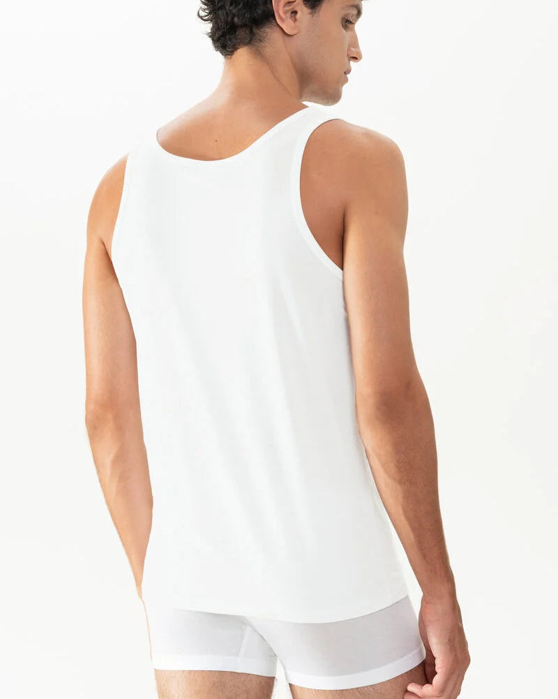 Undertøy herre tank topp singlet, norge mey network, hvit white