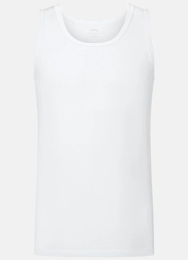 Undertøy herre tank topp singlet, norge mey network, hvit white