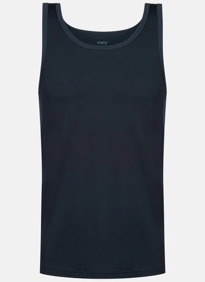 Undertøy herre tank topp singlet, norge mey network, blå navy marine