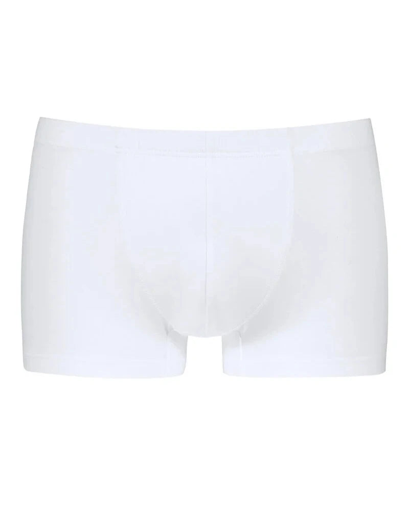 Boxer shorty shorts, hvit, bomull