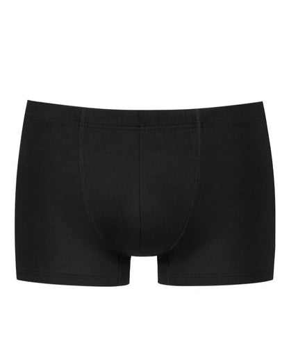 Boxer shorty shorts, svart, bomull