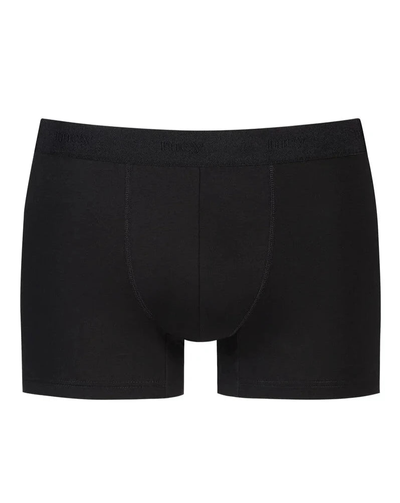 Mey boxer shorts shorty, svart, bomull