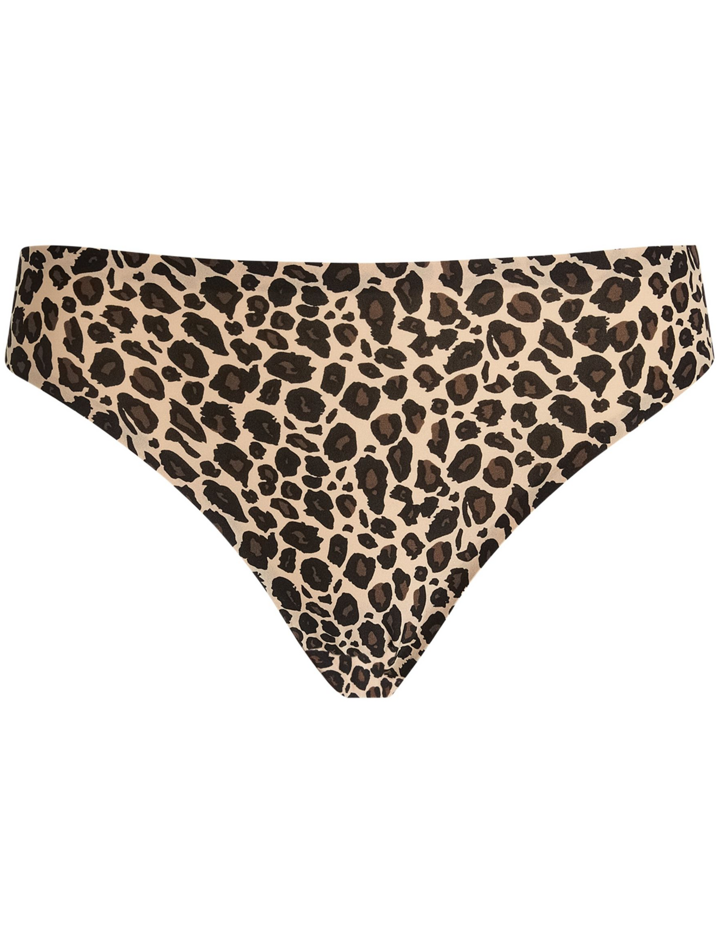 Undertøy thong string, sømløs, leopard, one size, chantelle