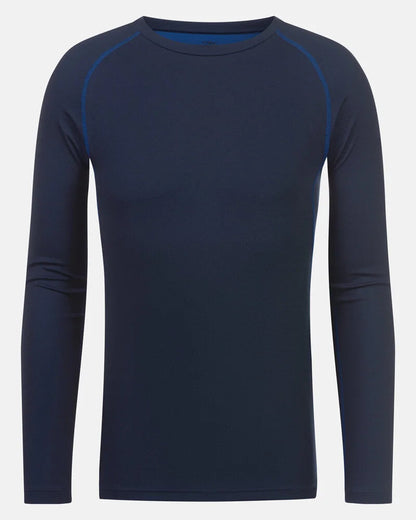 Undertøy herre genser superundertøy long sleeve, mann sport, norge mey high performance, blå navy