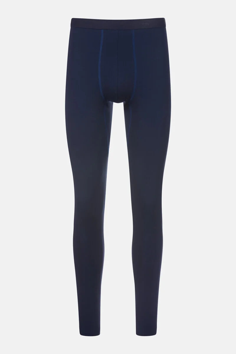 Undertøy herre stilongs leggings, mann sport, norge mey high performance, blå navy