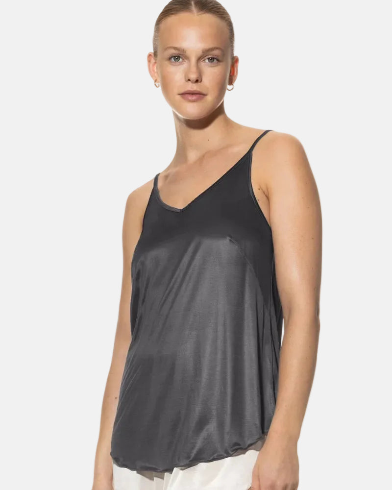 Singlet viskose modal camisole loungewear nattøy, Mey coco, frilin dame norge, grå grey