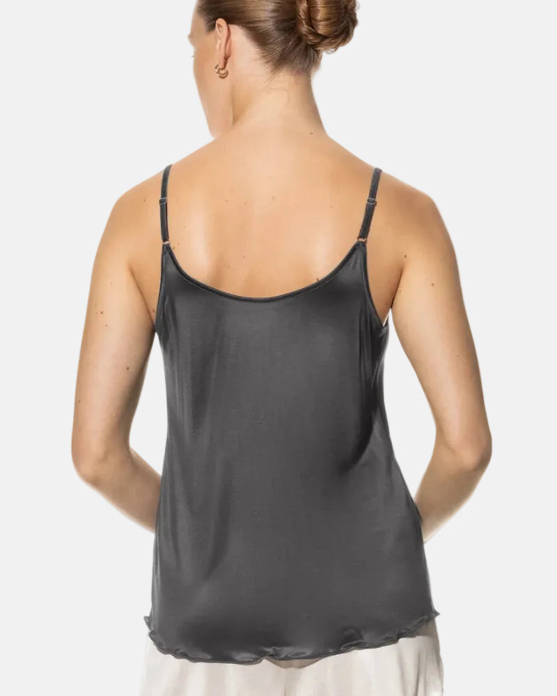 Singlet viskose modal camisole loungewear nattøy, Mey coco, frilin dame norge, grå grey