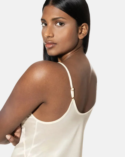 Kjole underkjole nattkjole viskose modal nattøy, Mey coco, frilin dame norge, hvit off white ivory champagner beige