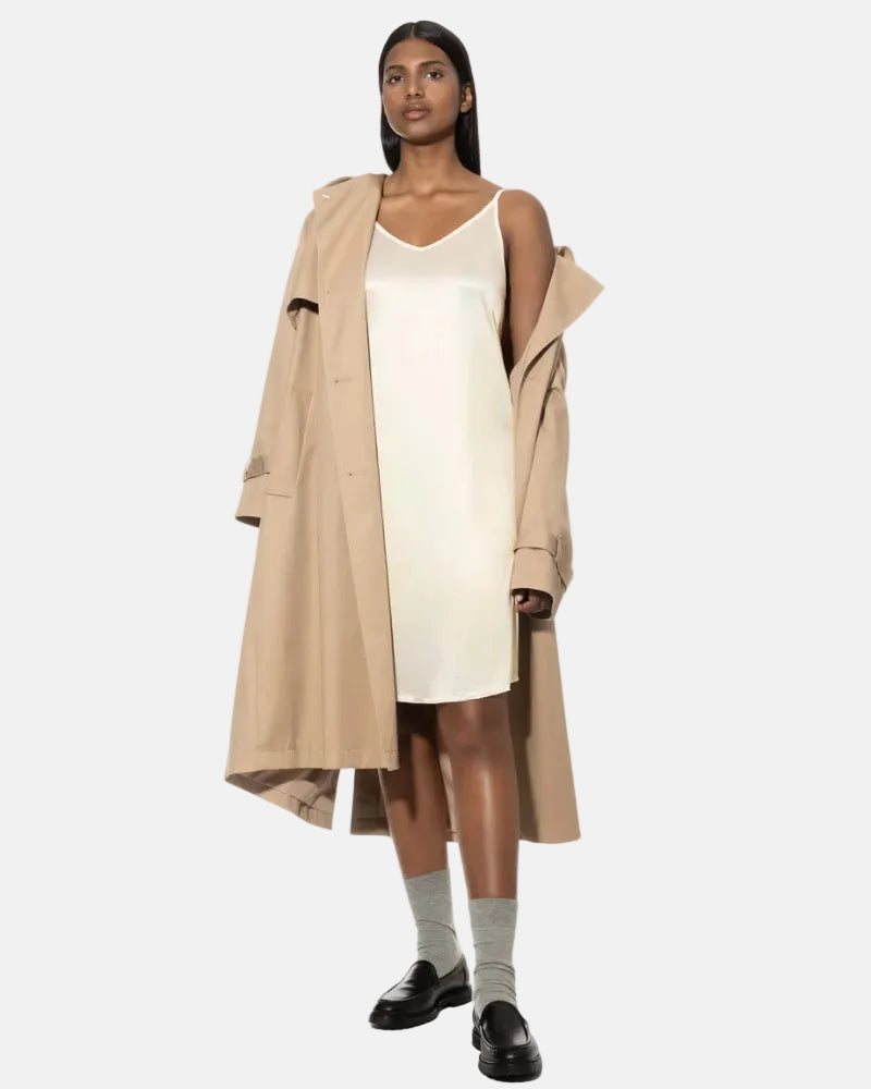 Kjole underkjole nattkjole viskose modal nattøy, Mey coco, frilin dame norge, hvit off white ivory champagner beige