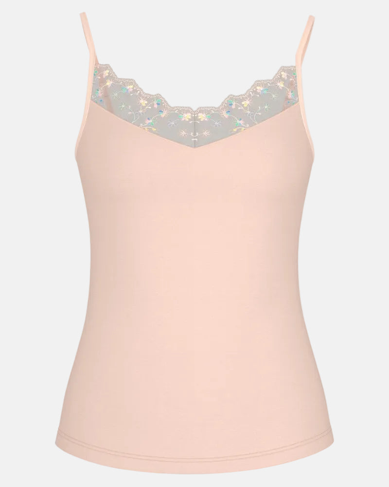 Singlet viskose Mey delighted rosa fersken peach blush, undertøy dame norge Frilin