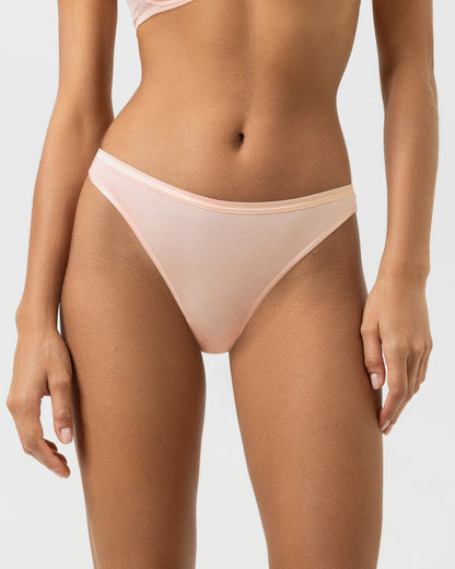 Truse brazilian tai modal blonde Mey Delightful rosa fersken peach blush, undertøy frilinnorge dame