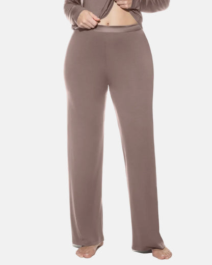 Pysjamas pysjbukse nattøy, pure chic Mey beige brun modal, undertøy norge dame frilin