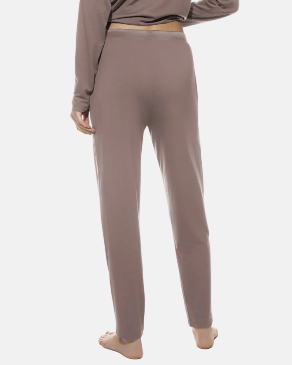 Pysjamas pysjbukse modal loungewear nattøy, beige brun pure chic Mey, norge dame frilin