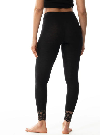 Ullundertøy stilongs merinoull silke, leggings blonder wool love Mey, Frilin undertøy norge dame
