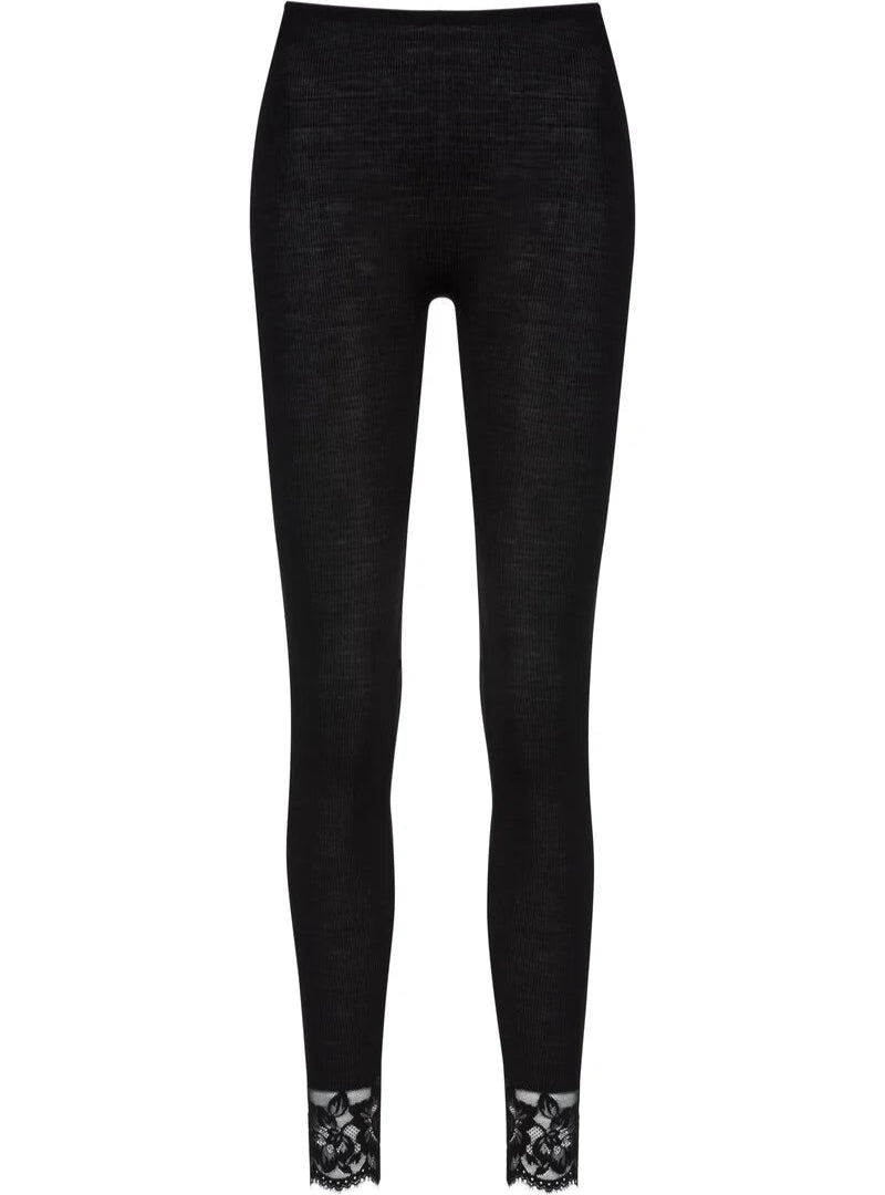 Ullundertøy stilongs merinoull silke, leggings blonder wool love Mey, Frilin undertøy norge dame