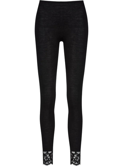 Ullundertøy stilongs merinoull silke, leggings blonder wool love Mey, Frilin undertøy norge dame