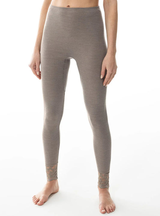 Ullundertøy stilongs merinoull silke, leggings blonder wool love Mey, Frilin undertøy norge dame