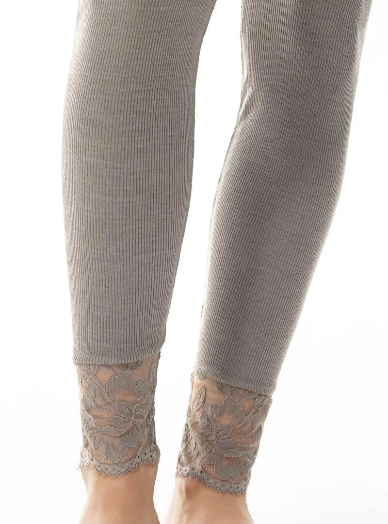 Ullundertøy stilongs merinoull silke, leggings blonder wool love Mey, Frilin undertøy norge dame