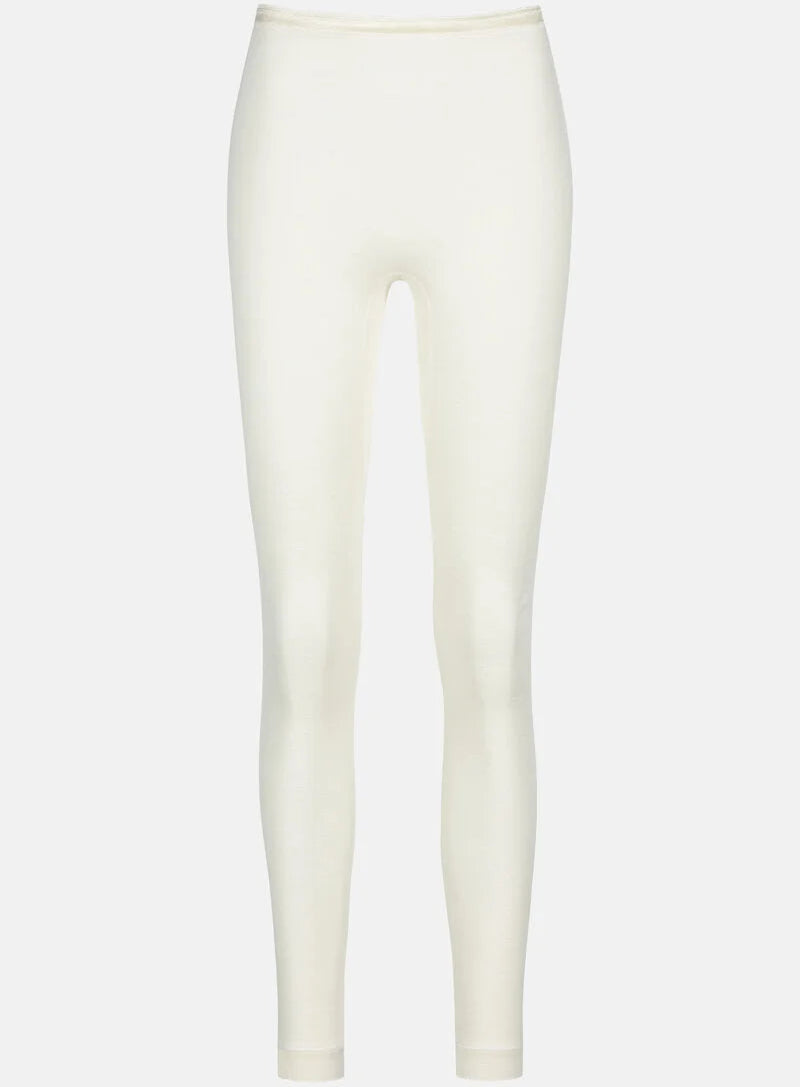 Ullundertøy stilongs leggings merinoull silke, mey exquisite, white hvit, frilin undertøy norge