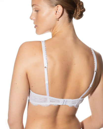 BH push up Mey amazing hvit white vattert, undertøy frilin norge